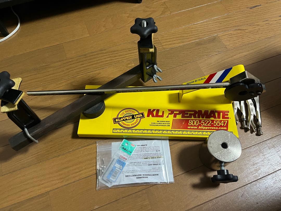 【中古】クリッパーメイト　ガット張り機　ストリングマシン