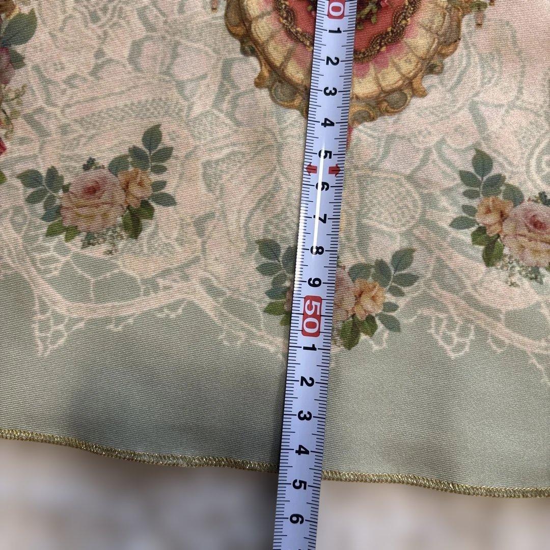 ミハエルネグリン 花柄レース付き半袖チュニック Mサイズ