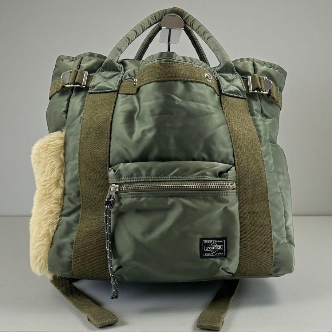 レア ポーター となりのトトロ コラボ バックパック タンカー セージグリーン