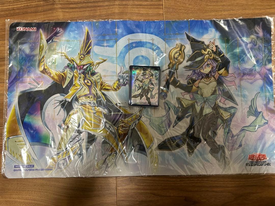 遊戯王　幻惑の見習い魔術師　プレイマット&スリーブ　遊戯王の日　未開封