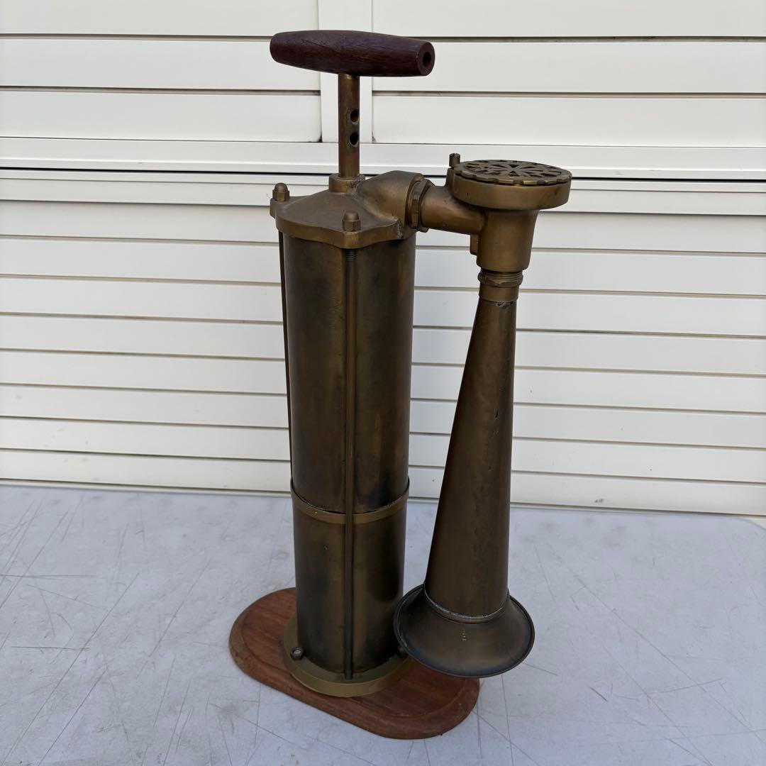 入手困難アンティーク◎航海船フォグホーン◎昔の船の汽笛航海船