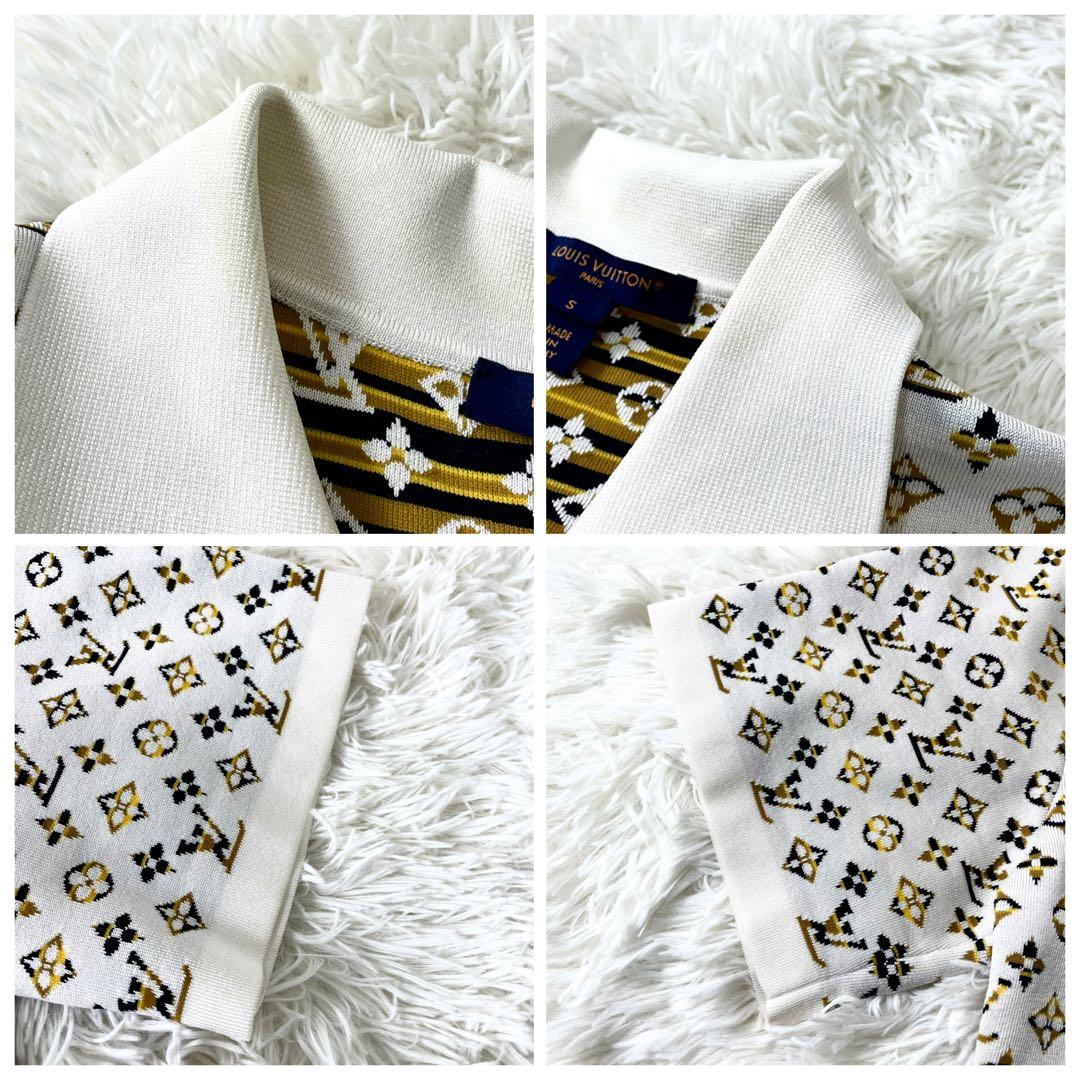 ルイヴィトン パイソンエフェクトモノグラムジャカード ポロドレス ワンピース