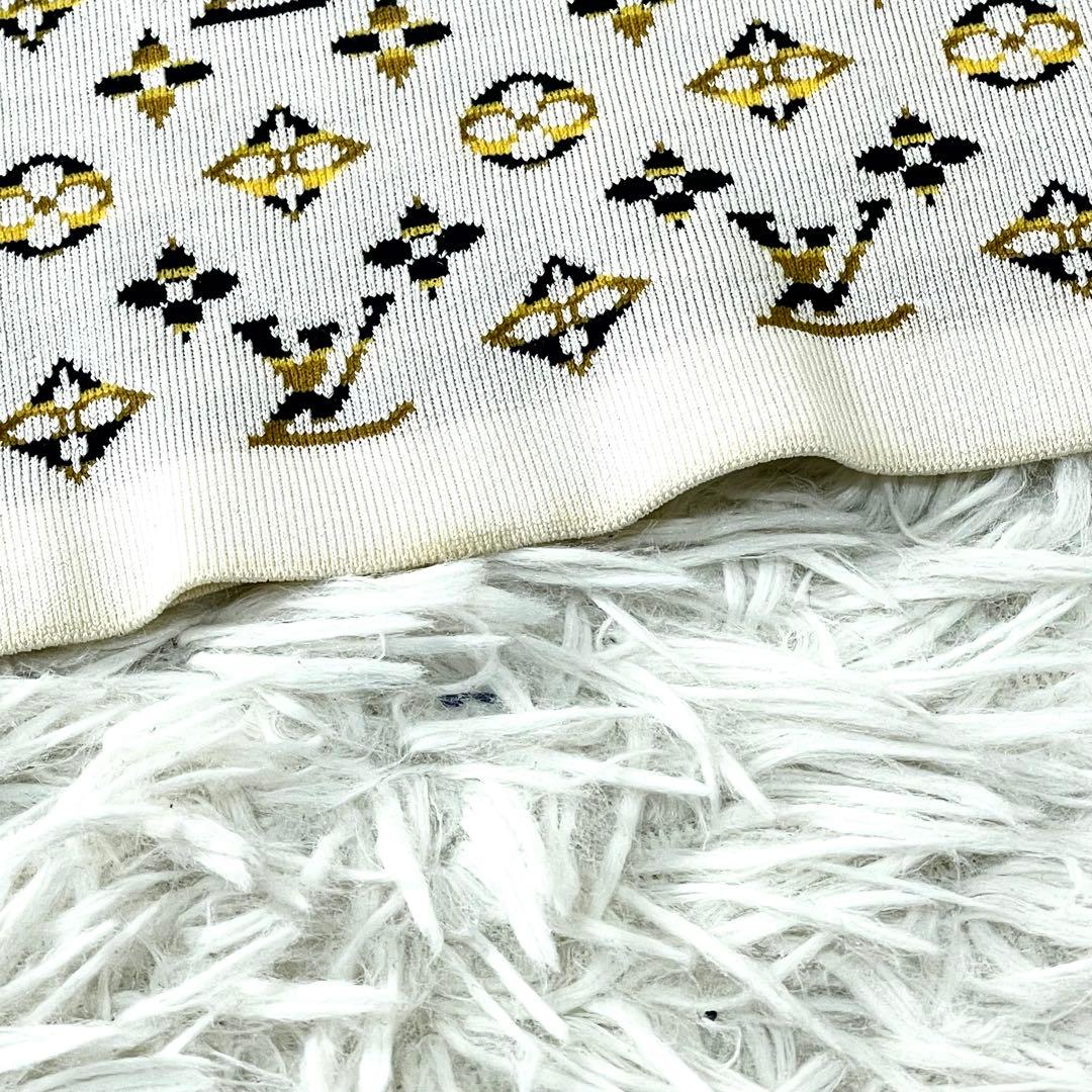 ルイヴィトン パイソンエフェクトモノグラムジャカード ポロドレス ワンピース