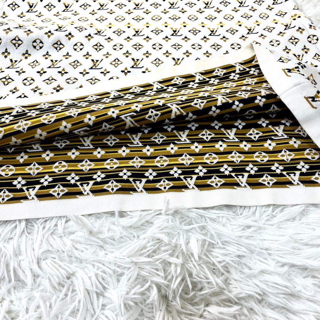 ルイヴィトン パイソンエフェクトモノグラムジャカード ポロドレス ワンピース