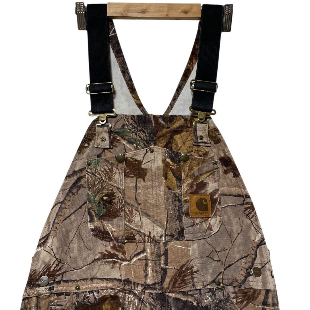 カーハート ダブルニー リアルツリー カモ ペインター ダック オーバーオール