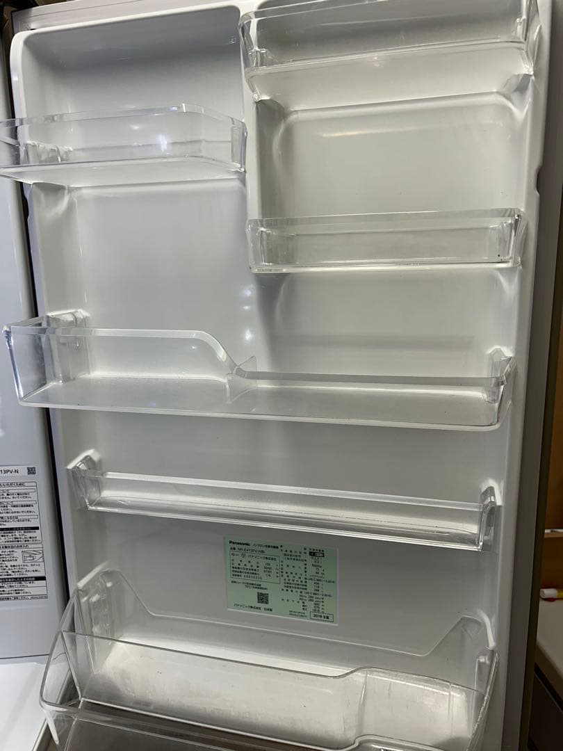 Panasonic NR-E413PV-N 冷蔵庫　406L 5ドア　右開き