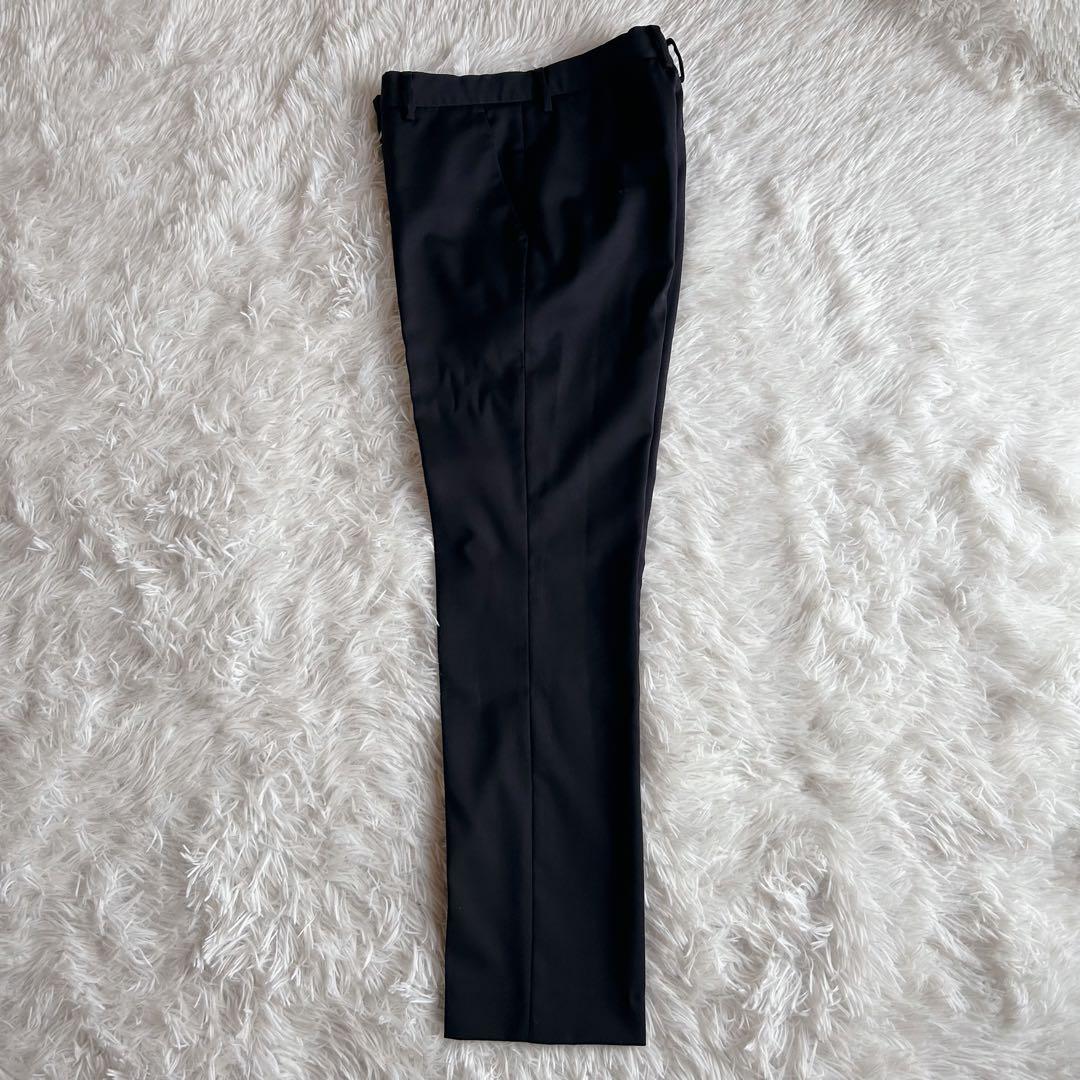 アルマーニ ジュニア　スーツセットアップ　紺　ネイビー　ロゴピンバッジ付き　美品