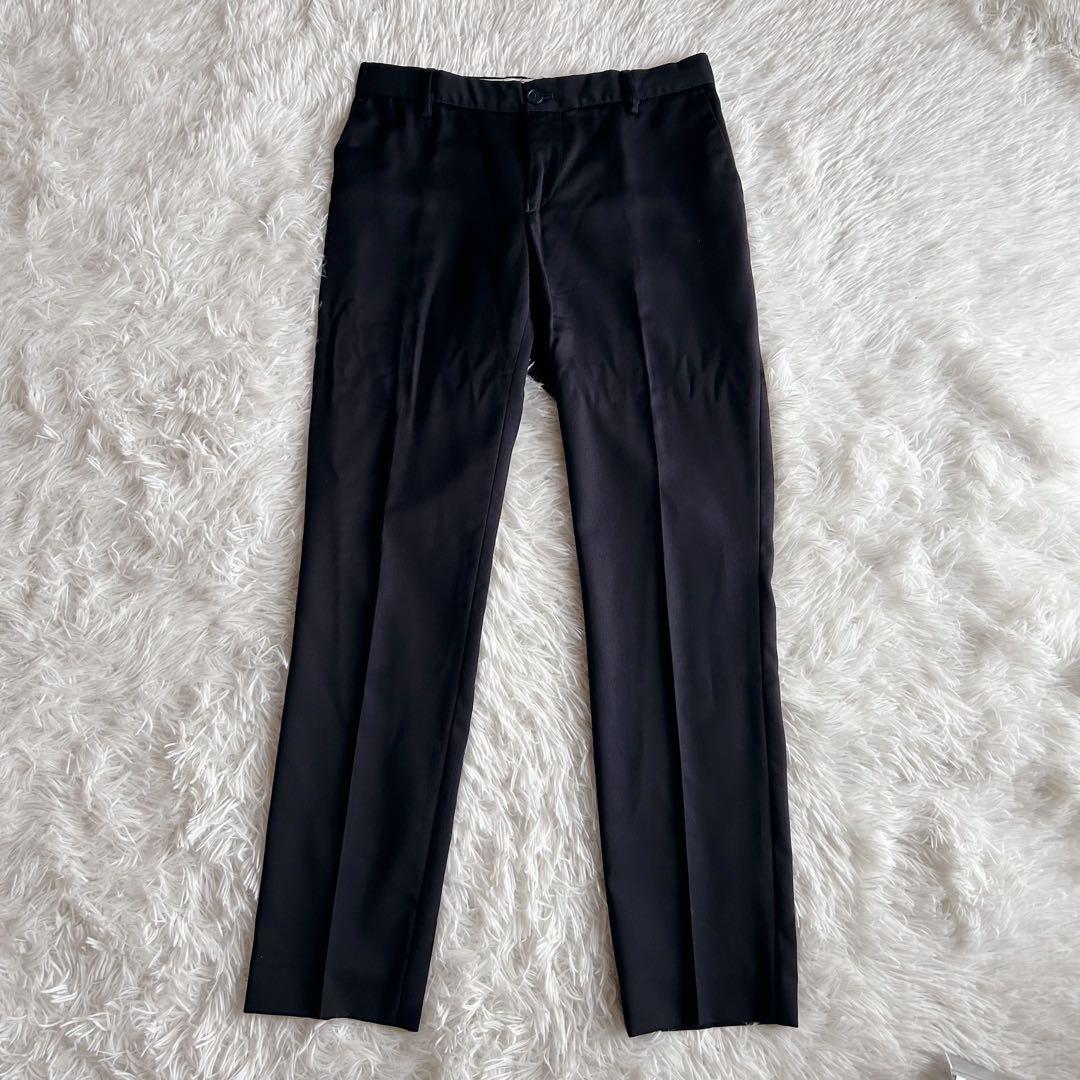 アルマーニ ジュニア　スーツセットアップ　紺　ネイビー　ロゴピンバッジ付き　美品