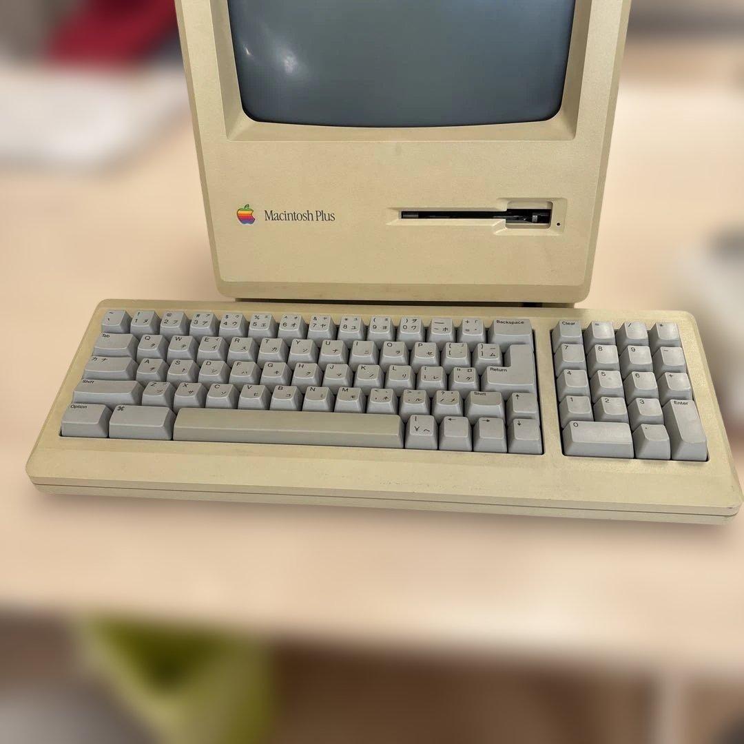 Macintosh Plus キーボードとマウス2個、コンパクトMac収納バック