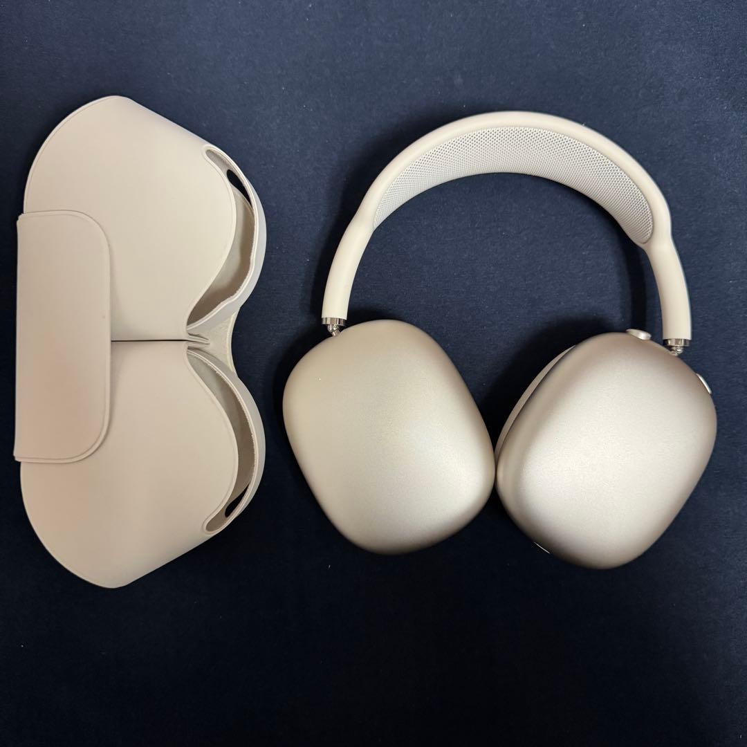 AirPods Max スターライト 本体（＋箱、付属品）