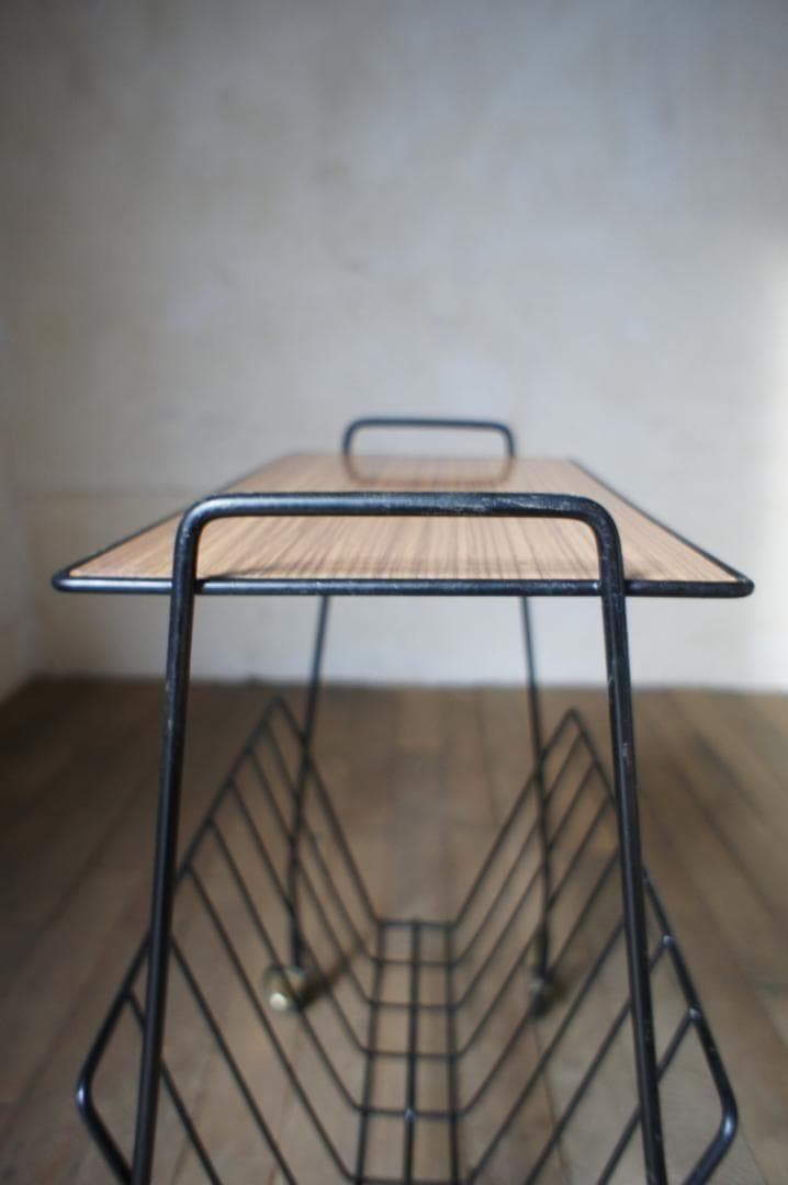 サイドテーブル　ワゴン　ミッドセンチュリー　ヴィンテージ　北欧　フランス