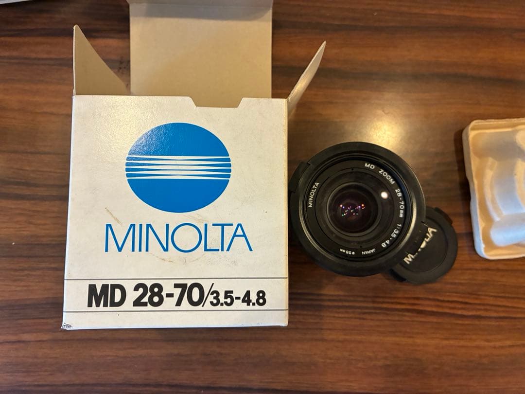 フィルムカメラ MINOLTA X-700 + MD ZOOM 28-70+FRASH280
