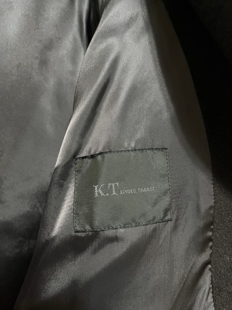 ⭐️とろこげ様⭐️コムサプラチナK.T　アンゴラウール Aラインショートコート