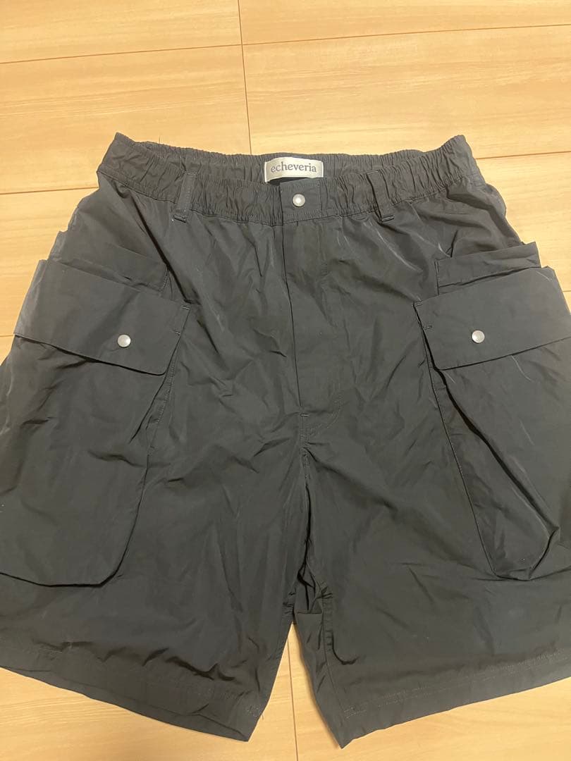 パンツ Italian fabric military shorts echeveria