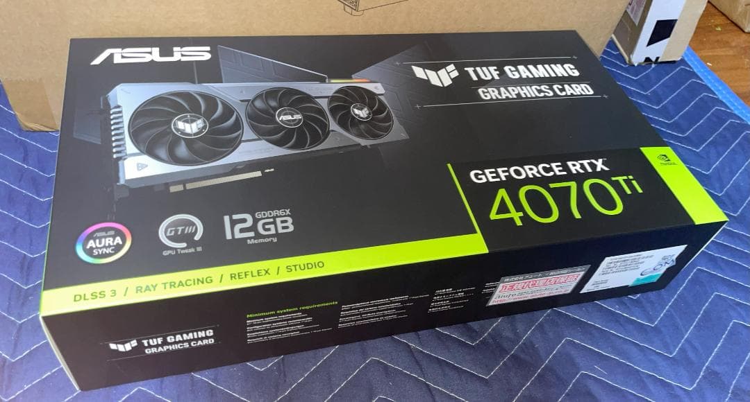 【動作品　美品】ASUS GeForce RTX 4070 Ti