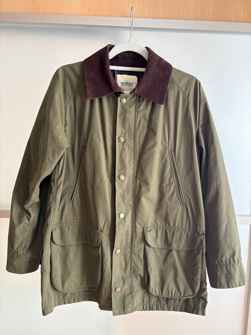 BEAMS BOY ウェザーワックスライトブルゾン