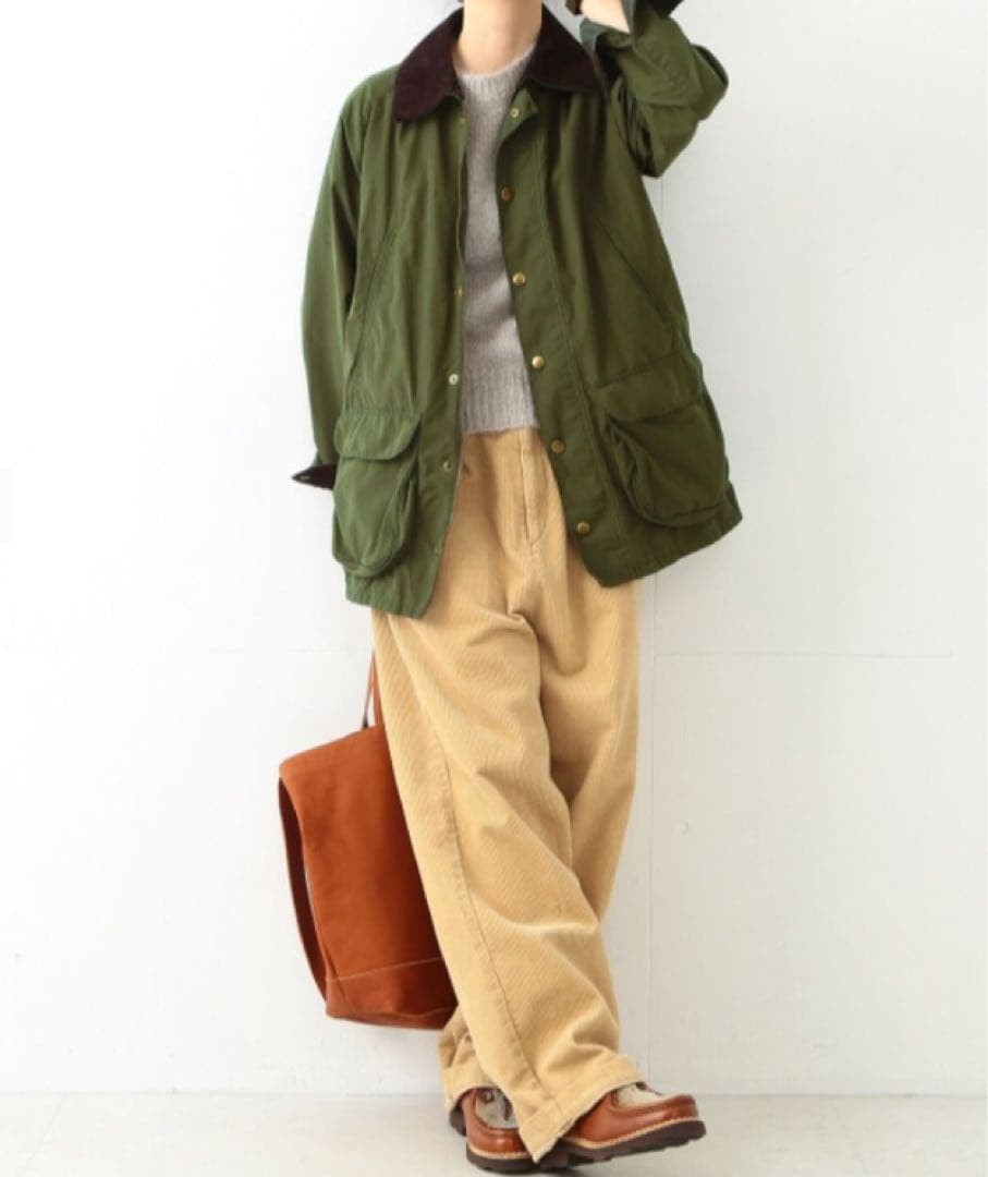 BEAMS BOY ウェザーワックスライトブルゾン