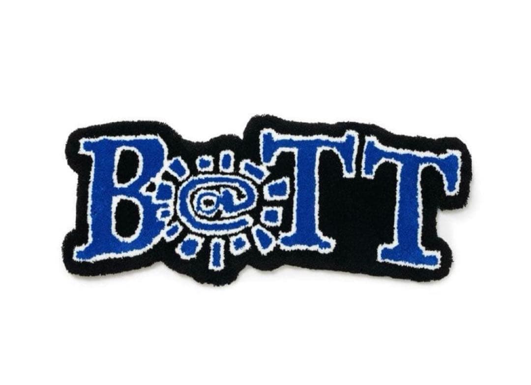 B@TT ロゴ刺繍 ラグ