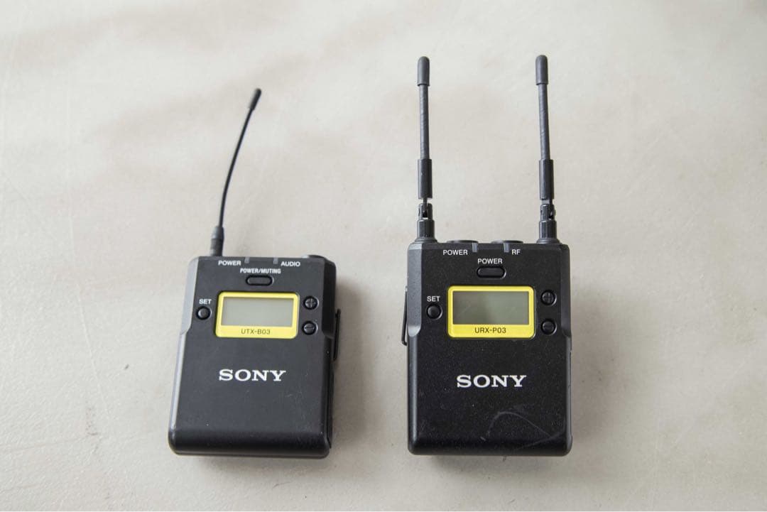 SONY ワイヤレスピンマイク