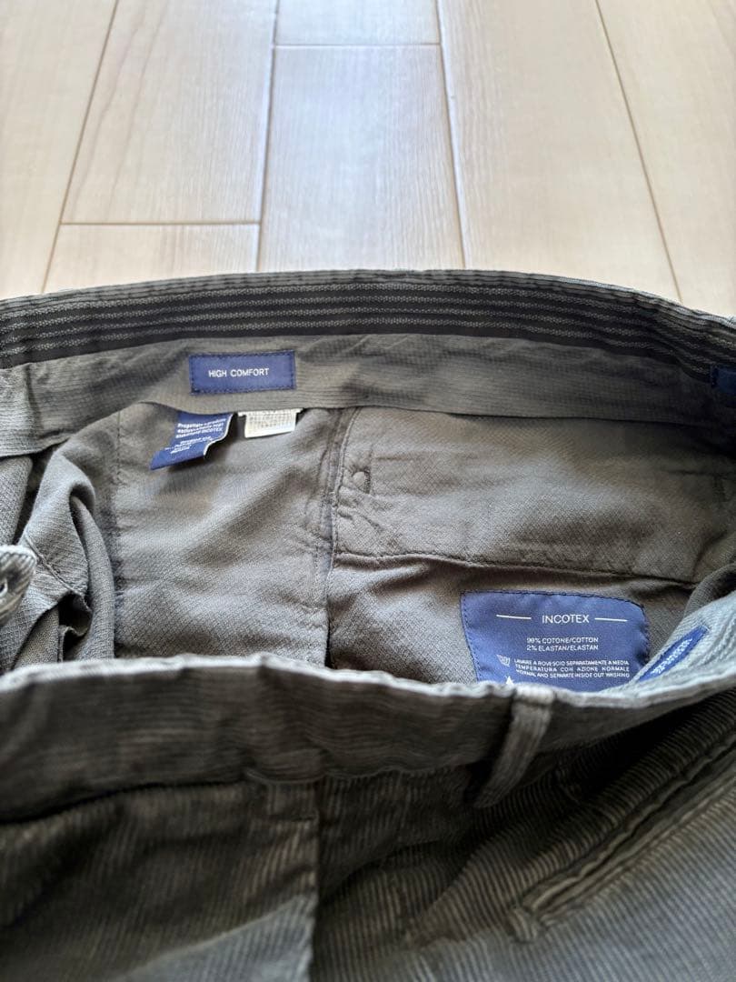トッちゃん様【希少サイズ42】INCOTEX チノパン サイズ42 オリーブ