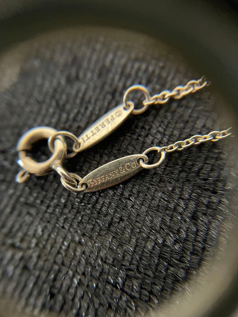 TIFFANY ティファニー アクアマリン 0.06ct ネックレス