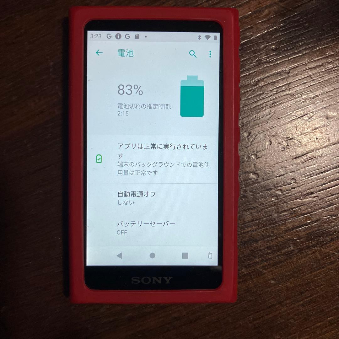 SONYウォークマン　NW-A105 128GB micro SD付き　中古美品