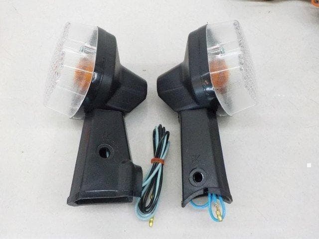 ホンダホーク3ウインカー1台分4つセット（オレンジクリアレンズ付き）（R5-7）