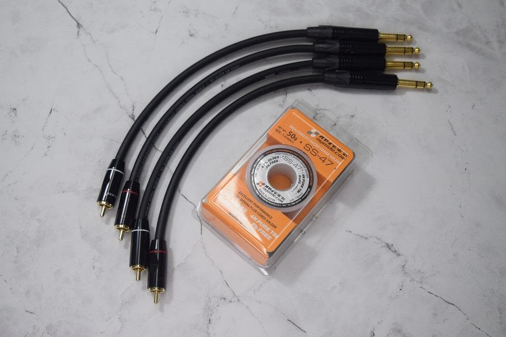 ■ KLOTZ MC5000 + RCA-TRSケーブル 20cm×4本