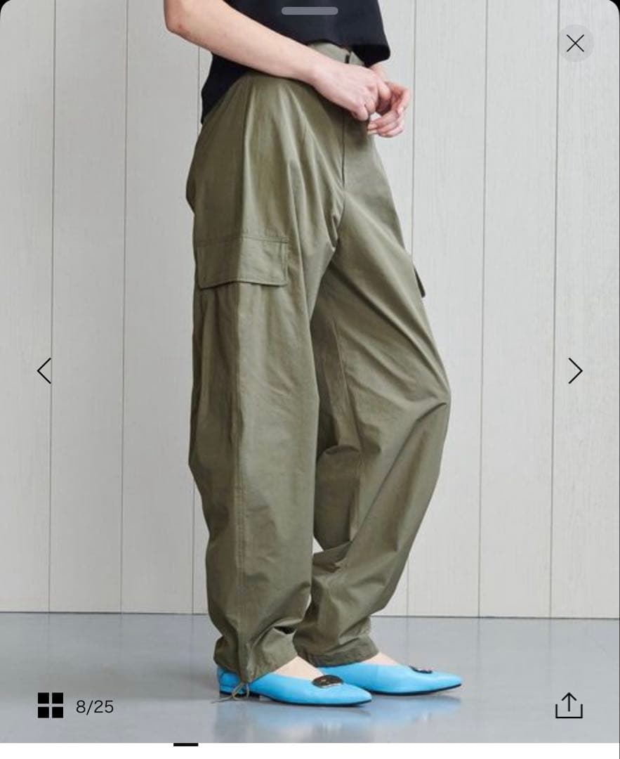 新品川口春奈着用H BEAUTY &YOUTHユナイテッド今期完売カーゴパンツ