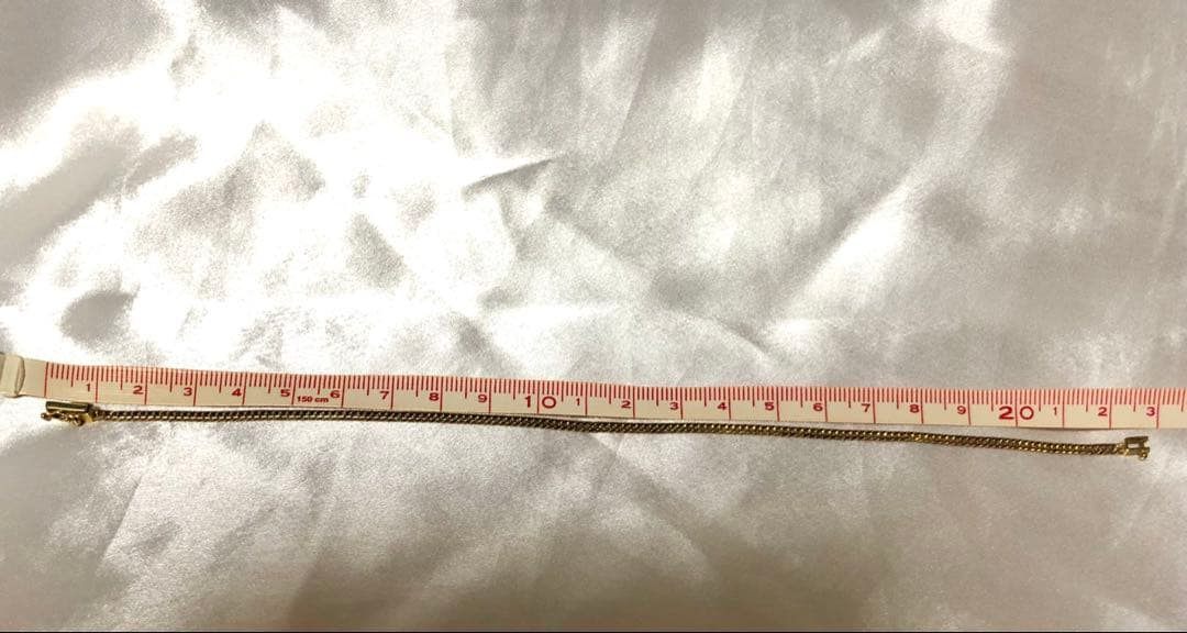 18金 喜平 6面ダブル　アンクレット 23cm.