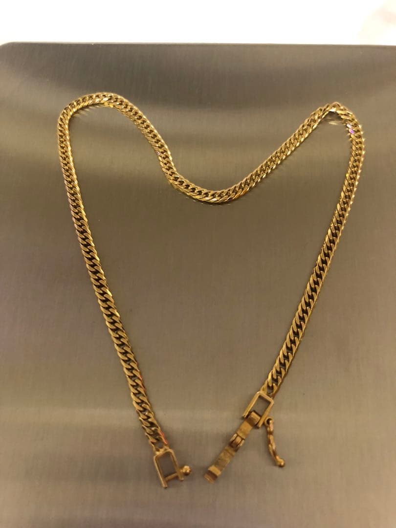 18金 喜平 6面ダブル　アンクレット 23cm.