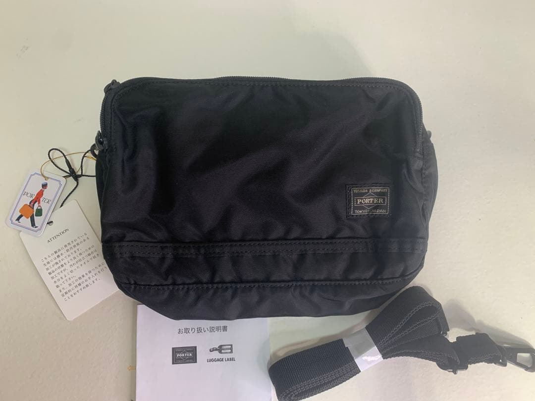 ポーター　フラッシュ ショルダーバッグ　ブラック(お値下げ不可)