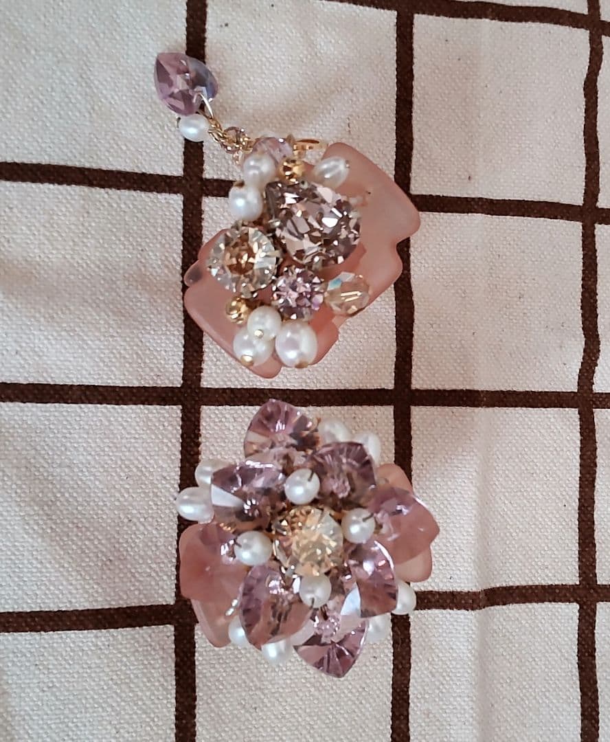 コンプレックスビス ピンクのクリップセット