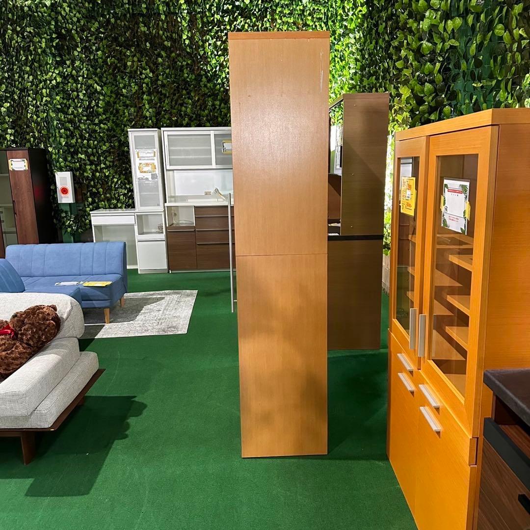 キッチンボード 食器棚 大容量収納 ファミリータイプ 木目調 F044