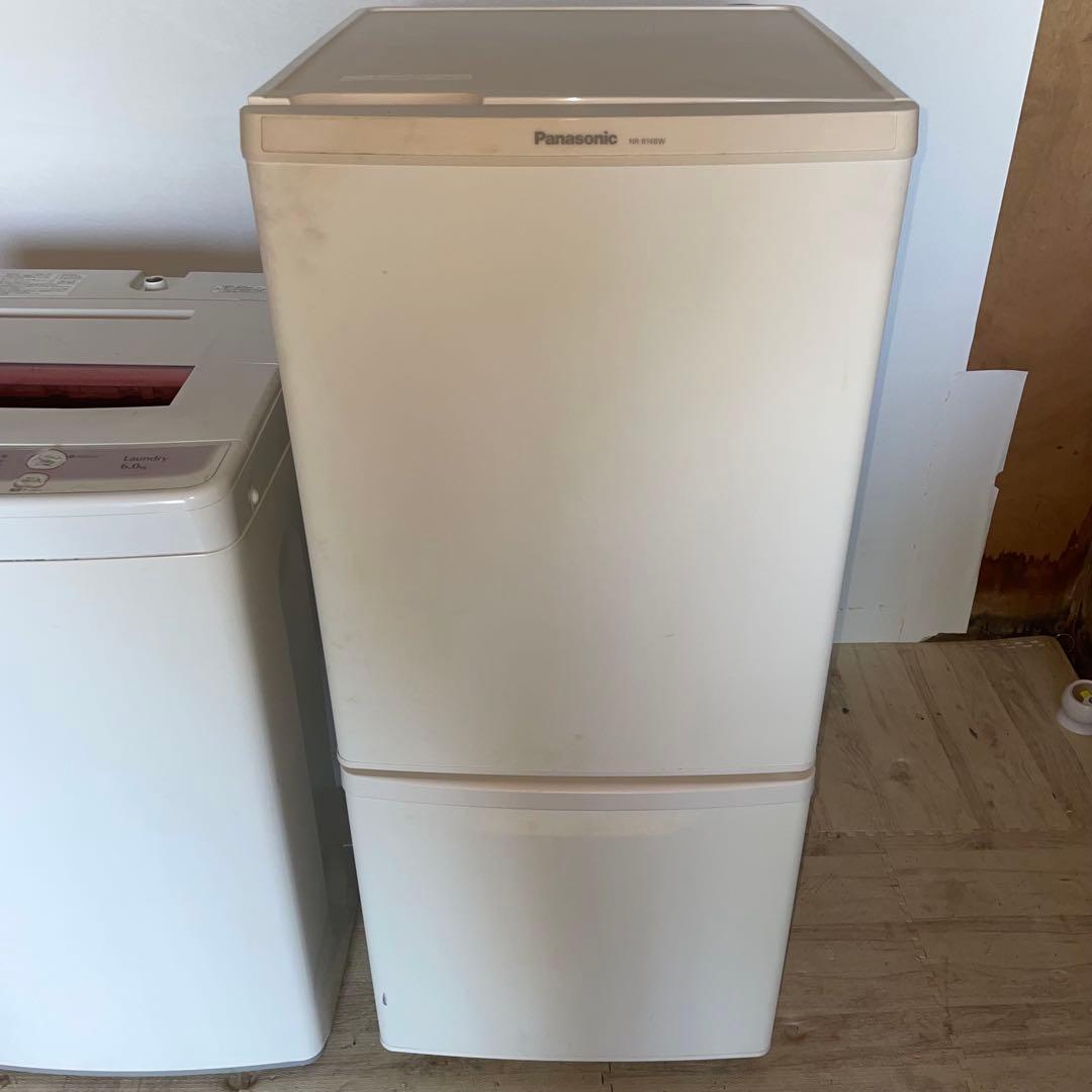 配送設置無料　Panasonic AQUA 冷蔵庫・洗濯機セット138L6kg