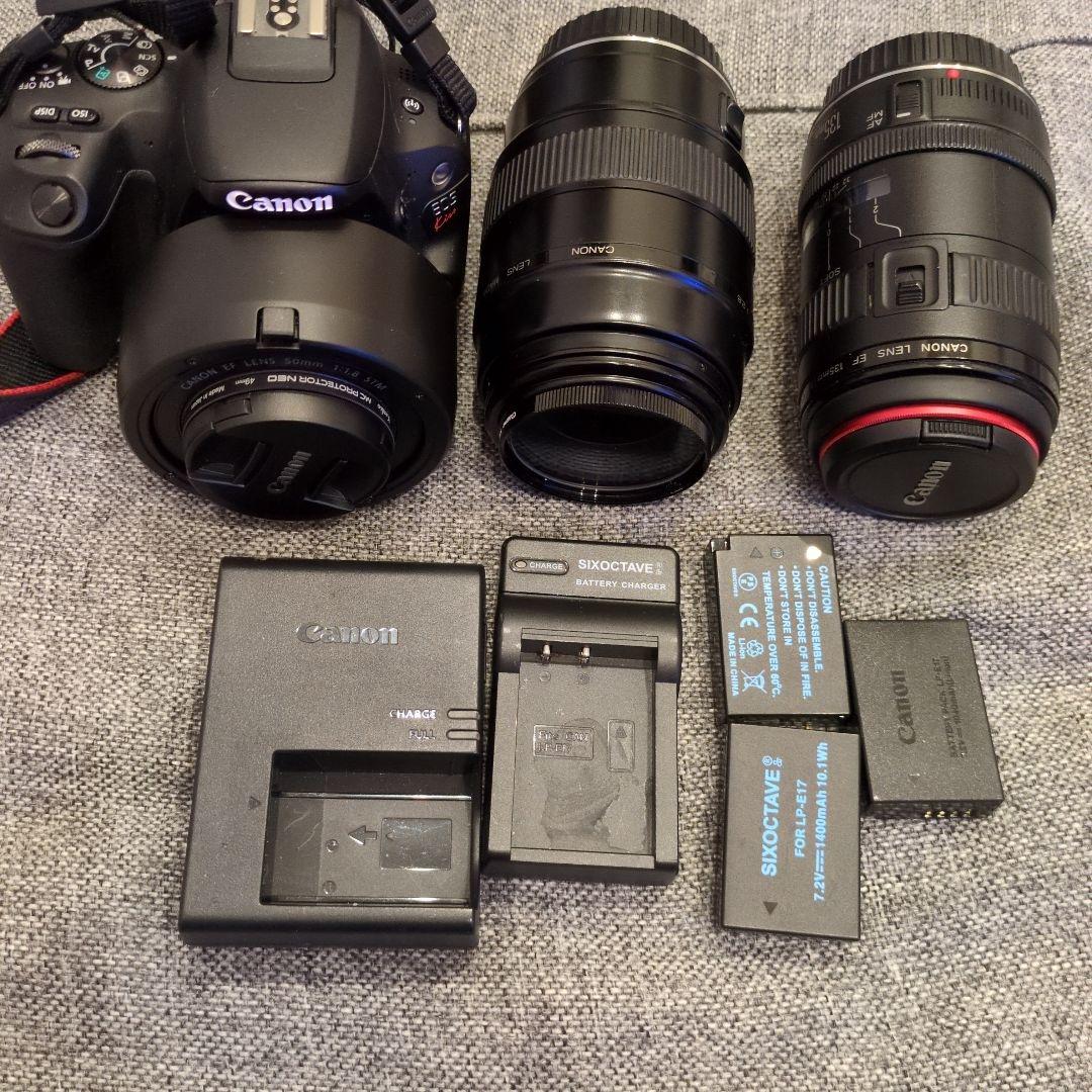 Canon KISSX9デジタル一眼レフカメラ レンズセットWi_Fi付き