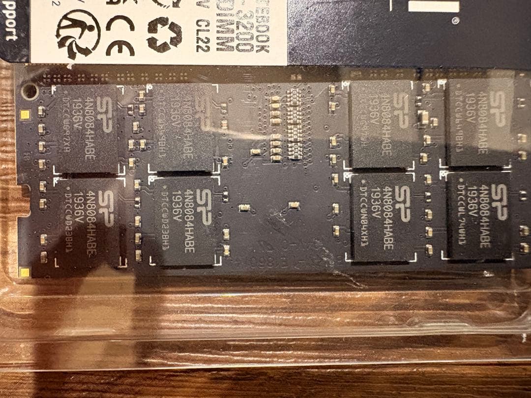 SP DDR4 2400MHz 16GB メモリ