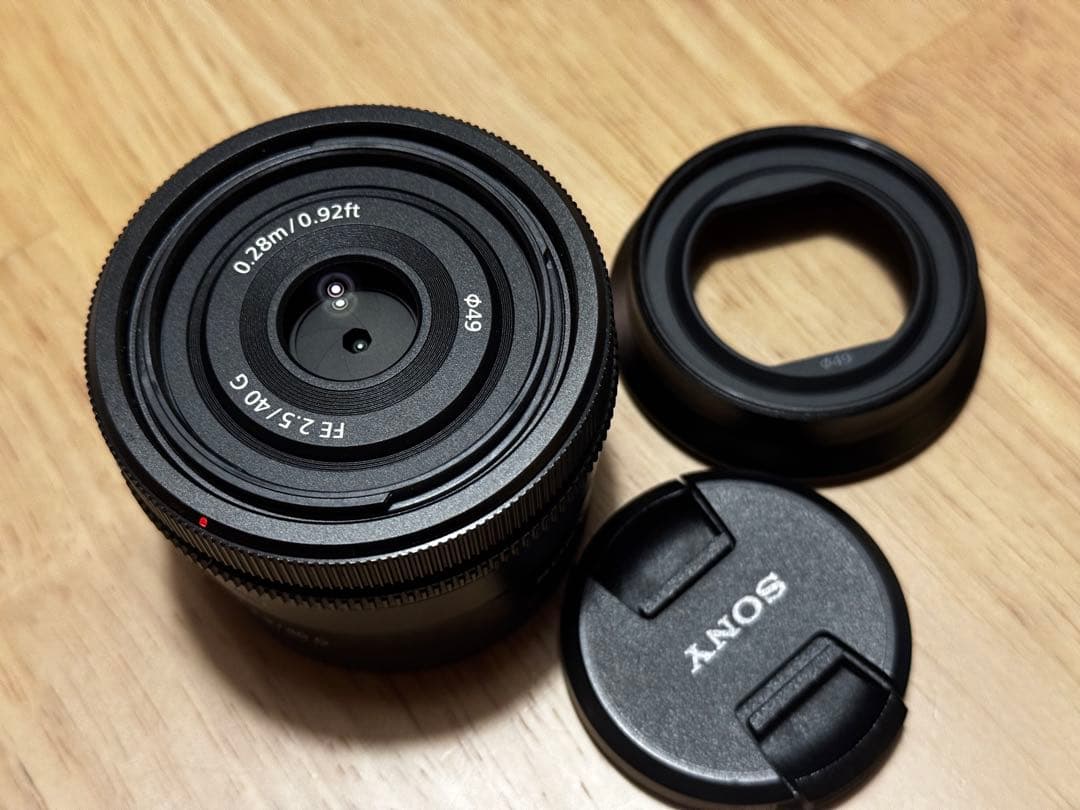 Sony Eマウント 40mm F2.5 G SEL40F25G