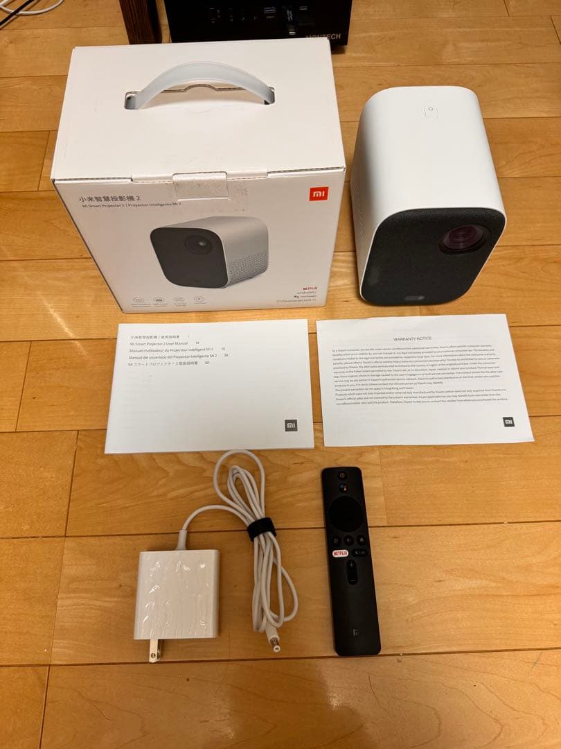 美品Xiaomスマートプロジェクター 2Android TV Netflix対応