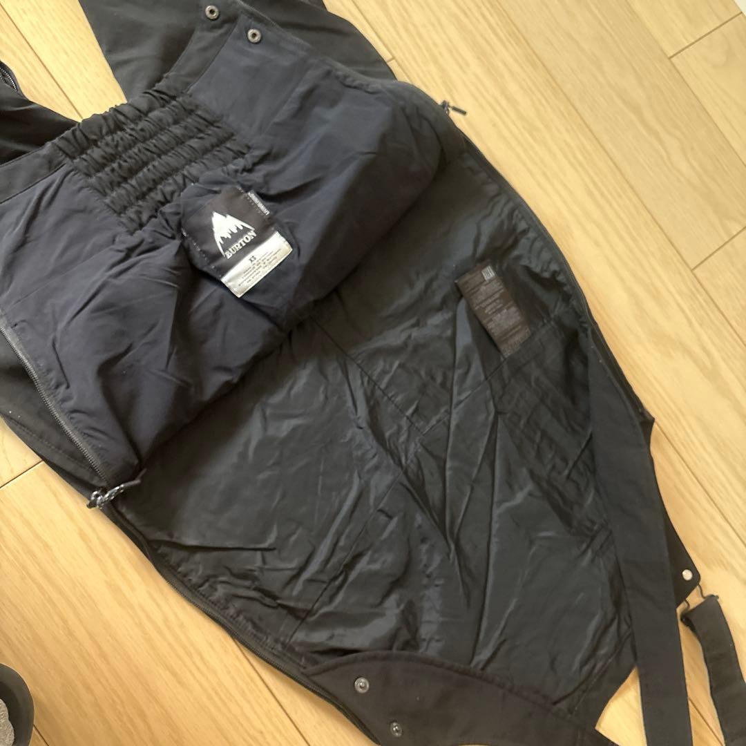 BURTON バートン　ブラック ビブス オーバーオール　X S