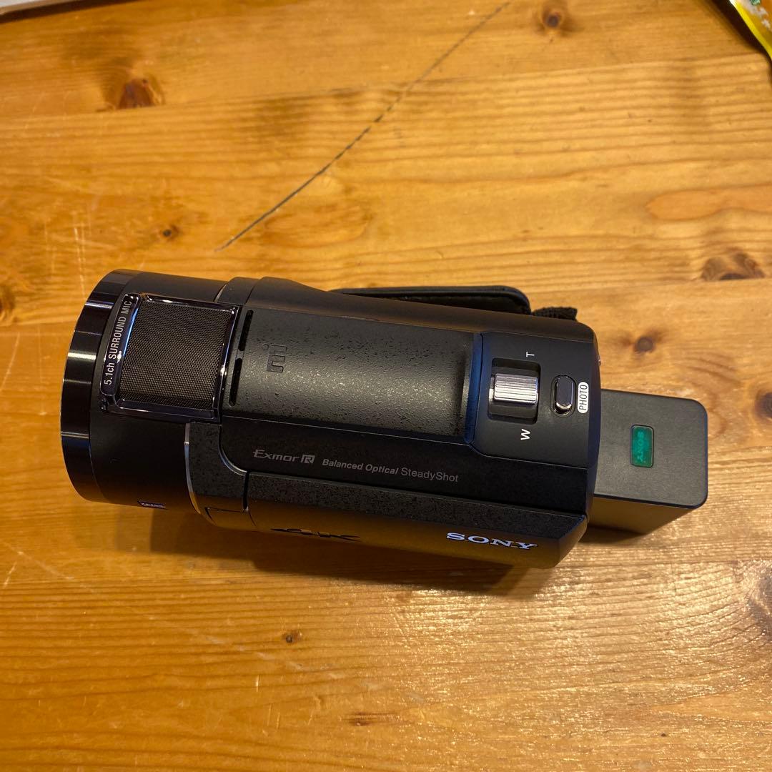 【ジャンク】Exmor R ビデオカメラ バッテリー付き