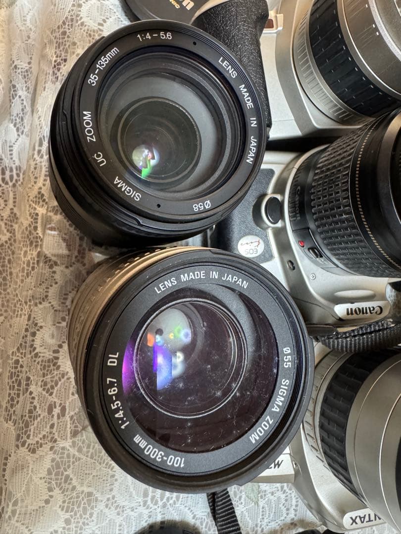 フィルムカメラ PENTAX MZ-60/Canon EOS kiss/MINOLTA360Si