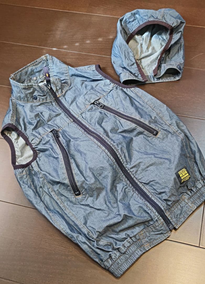 キッズ 130 空調ベスト ファン バッテリー 充電器付