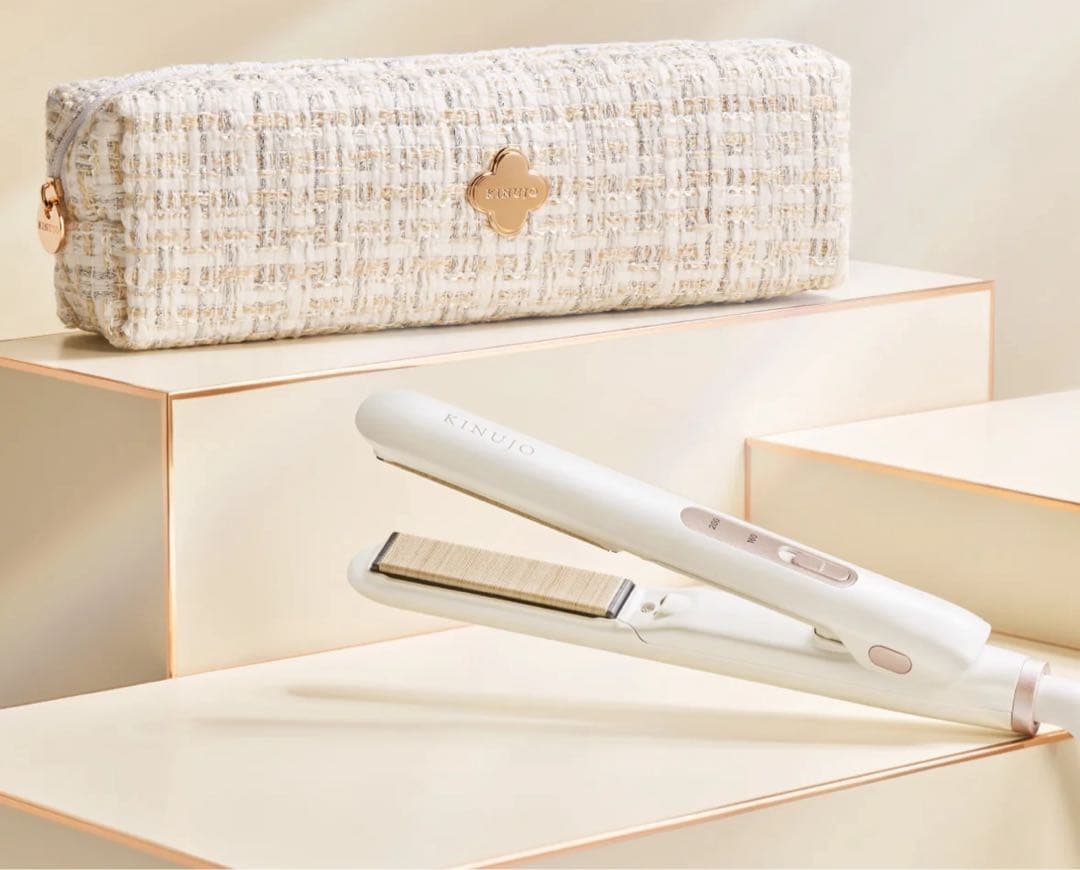 【新品未使用】KINUJO ストレートミニアイロン KM001 ケース付
