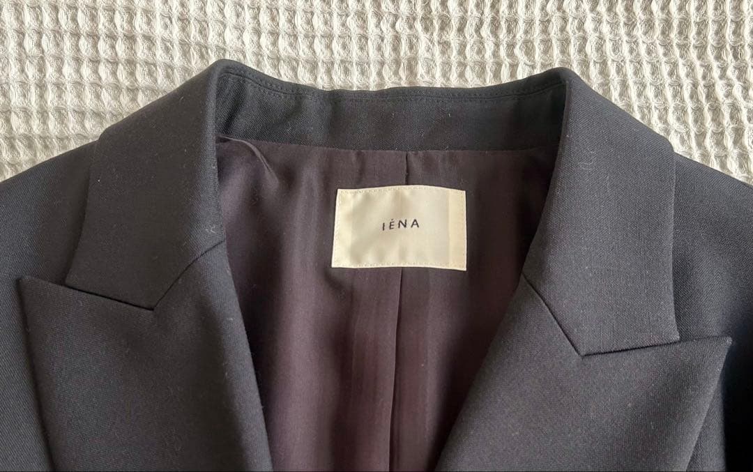 IÉNA ネイビー ダブルブレストジャケット38サイズ