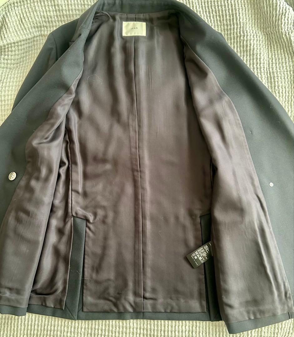 IÉNA ネイビー ダブルブレストジャケット38サイズ