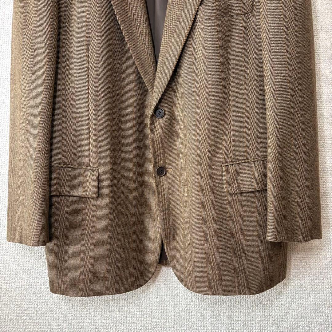 【美品】ブルックスブラザーズ ヘリンボーン ジャケット 茶 42REG L〜XL