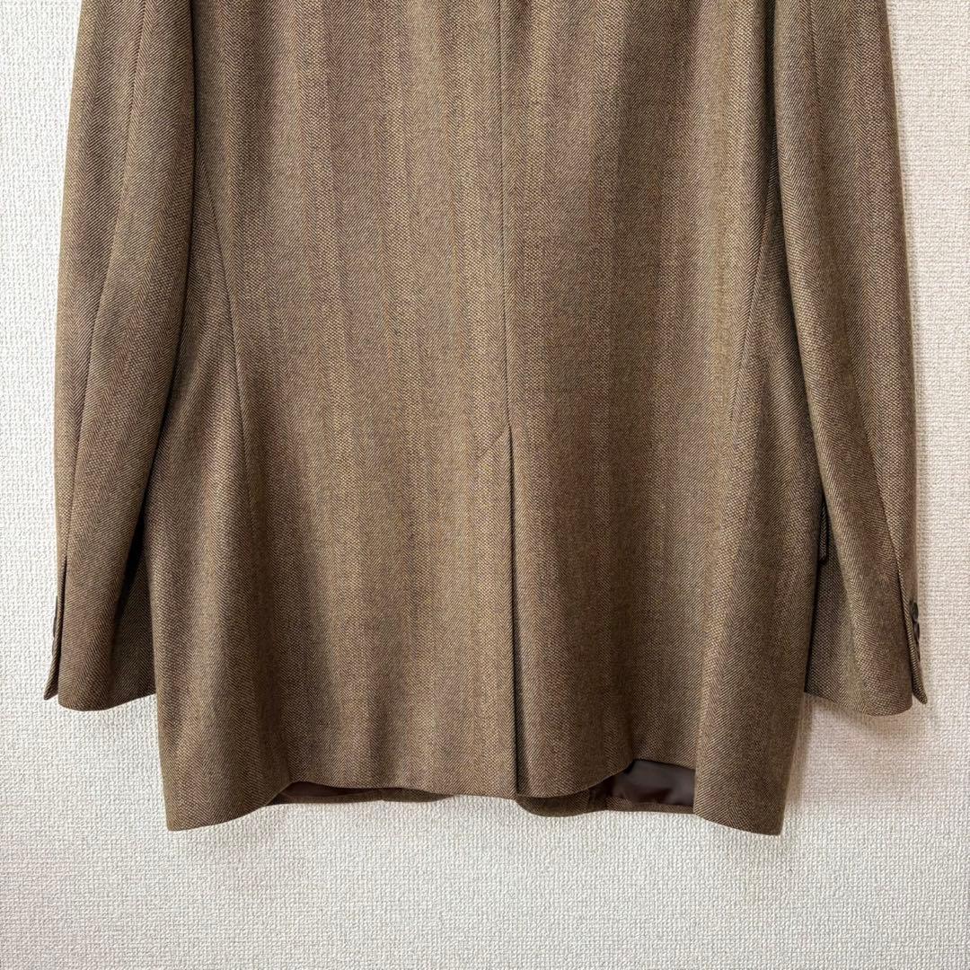 【美品】ブルックスブラザーズ ヘリンボーン ジャケット 茶 42REG L〜XL