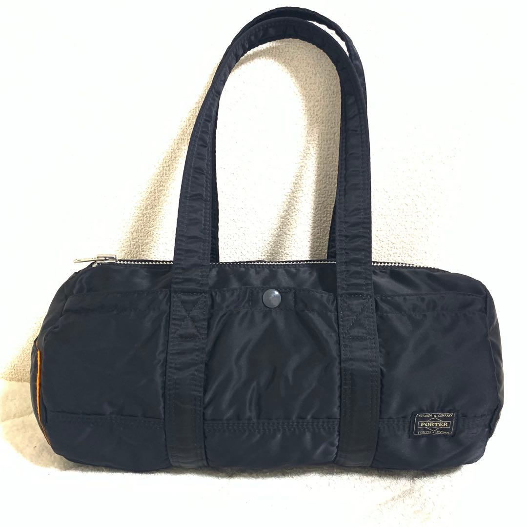 未使用級 PORTER ポーター タンカー　ミニボストン ダッフルバッグ 黒 L
