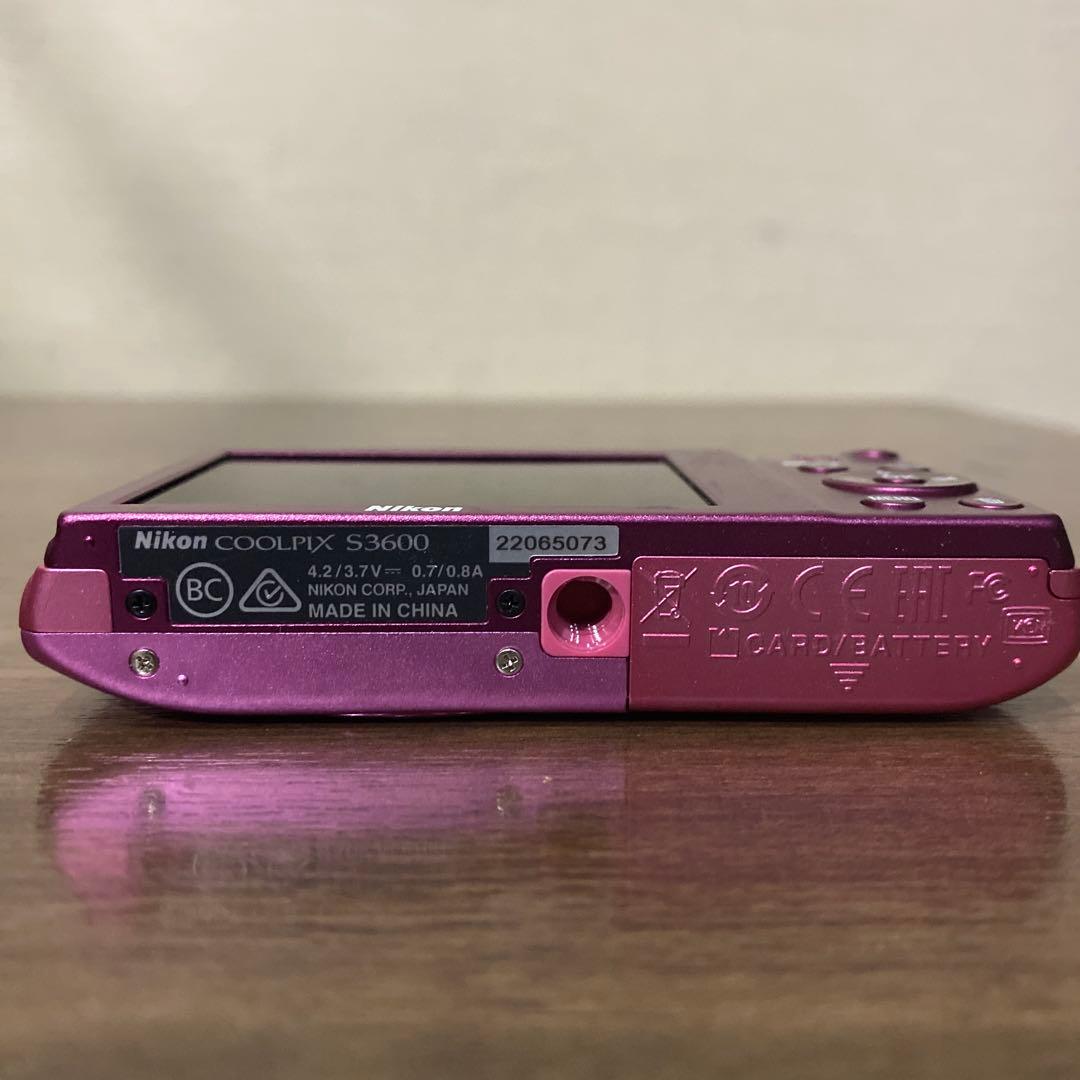 Nikon COOLPIX S3700 ピンク　デジタルカメラ　ジャンク